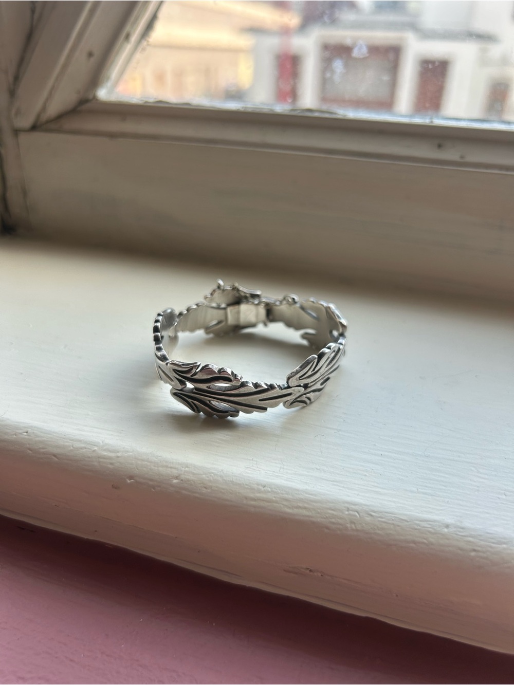 J.Flores Leaf Bracelet 925